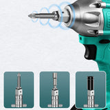 Electric Wrench Conversion Tool Hexagonal Interface Square Shaft Chrome Vanadium Alloy Steel Modified Joint Strong Magnetics