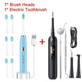 Electric Sonic Dental Scaler For Whiten Teeth Tartar Cleaner Tooth Calculus Remover Tool Kit