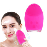 Electric Facial Cleanser Silicone Rechargeable Exfoliator Shower Waterproof Face Cleansing Tool MH88