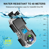 1 Pcs Underwater Waterproof Housing Case Camera Housing Case For One RS 1-Inch 360 Action Camera Protective Case Accessories