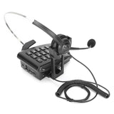 HT700 Corded Telephone with Headset Call Center Telephone with Omnidirectional Microphone Headset for Office Home