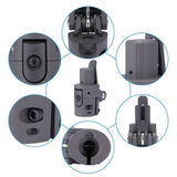 Electric Scooter Folding Pole Base Folding Structure Accessories Replacement Parts Compatible with M365 Electric Scooter