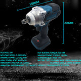 1/2" 520Nm Brushless Cordless Impact Wrench Body For Makita 18V Li-ion Battery Impact Wrench Electric Hand Tool Parts