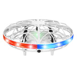 USB Rechargeable Wear Resistant RC Drone LED Light Mini Gift Kids Adults Indoor Outdoor Toy Hand Control UFO Flying Helicopter