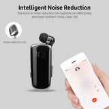 K39 Mini Wireless Bluetooth Earphone BT4.1 Stereo Business Headset Vibrating Alert Wear Clip Hands Free with Mic for Smartphone
