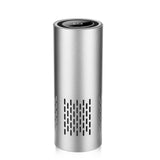 Uvc Car Ionizer Ozone Air Purifier Hepa Filter Aluminium Alloy Touch Control Ionizer Purifier USB Negative Ion Air Freshener