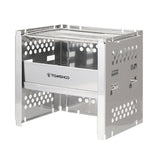 Outdoor Grill Stove Stand &amp; Barbecue Grill Wood Burning Stove Camping Pot Holder BBQ Firewood Bracket For Hiking Picnic BBQ