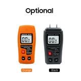 Digital Wood Moisture Meter Pin Type LCD Backlit Portable Wood Moisture Tester 4 Modes Switchable with 9V 6F22 Battery