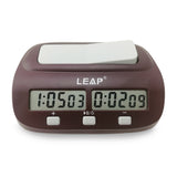 LEAP Chess Clocks Professional Digital Count Timer Sports Electronic Checkers Clock Chinese Backgammon Board Game Set