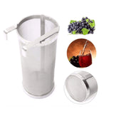 Stainless Steel Homemade Brew Beer Hop Mesh Filter Strainer with Hook Beer Brewing Hop Spider Mesh Filter Strainer