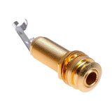 Mono End Pin Endpin Jack 6.35mm Nut Tail Socket Plug for Guitar Pickup Parts
