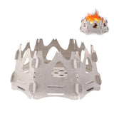 Mini Adjustable Camping Stove Portable Foldable Backpacking Stove For Outdoor Cooking Picnic Folding Wood Stove Burning Stove