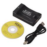 4K USB 2.0 SCART Video Capture Live Streaming Plug And Play Home Office Accessories Video Capture Card DVD Recording Record Box