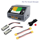 D6 Pro AC/DC AC 200W DC 650W 15A Dual-channel Smart Charger with Wireless Charging for LiHv/LiPo/LiFe/Lilon/Lixx 1~6S Batteries