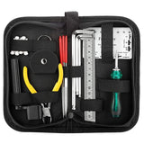 Dropship-23 Pcs Guitar Repair Tool Kits, Hexagonal Wrenches, Files, String Rulers, Suitable for Acoustic Guitars, Ukuleles