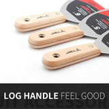 6Pcs Stainless Steel Putty Knife Scraper Blade 1"2"3"4"5"6" Cleaning Shovel Wall Shovel with Wood Handle