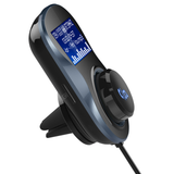 Car Radio Player Transmitter with Built-in Microphone Dual USB Car Charger In-Car MP3 Player Hand-free Calling