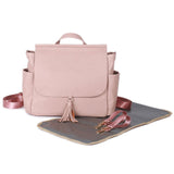 Multifunction Leather Diaper Bags Large Capacity Baby Bags for Baby Care Changing Bags for Mom Outdoor Travel Maternity Backpack