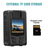 A23 Police Body Camera 1080P DVR Video Security Cam IR Night Vision Wearable Mini Camcorders Law Enforcement 14 Hours Recording
