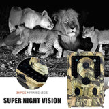 Camera 8GB TF Card 12MP 1080P Infrared Night Vision Wildlife Scouting