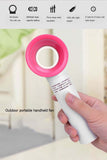 Portable Rechargeable Handheld Bladeless Fan 2000mah Desktop Base USB Port Mini Fan Air Outdoor cooling Fans