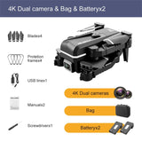 NEW 2021 KK1 Mini Drone 4K HD Single Dual Camera Drone WiFi Fpv Air Pressure Altitude RC Drone Kid Toy GIft