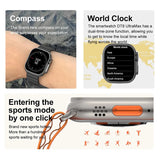 DT8 Ultra Max Smart Watch Men Wowen 49mm Series 8 Compass NFC BT Call Wireless Charging AI Voice Fitness Tracker Smartwatch