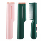 2 In 1 Hair Straightener Fast Heat Hairdressing Comb Wave Curling Styling Tools Portable Multifunctional Hair Iron Hair Brush