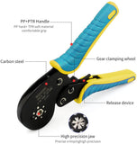 VXC9 16-6 Hexagonal Wire Crimper,Ratcheting&amp;Self-adjustable Crimping Plier Tool Set 0.08-16mm² 28-5AWG with 1900pcs Terminals