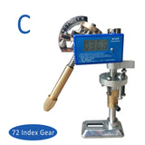 Digital Display Angle Manipulator Gem Faceting Machine Angle Polishing Handle Stainless Steel Copper 32/64/72/90/96 Inder Gear