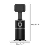 Smart AI Motion Tracking Camera Gimbal Stabilizer, 360Â° Rotary Phone Mount Bracket Q81E