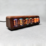 IN12 Glow Digital Tube Clock Mobile Phone Bluetooth Control Glow Light Electronic Station Clock True Glow Clock