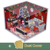 Cutebee DIY DollHouse Wooden Doll Houses Miniature Dollhouse Furniture Kit Toys for children New Year Christmas Gift Casa