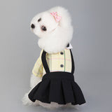Dog Summer Spring Suit Fancy Costume Cotton Shirt & Dress Doberman Cosplay Pet Couple Bichon Pomeranian Clothes for Small Dogs
