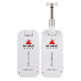 M-VAVE 5.8G Wireless Guitar System with USB Charger 1100MAh Battery,2.4G Guitar Wireless Transmitter Receiver Rechargea