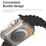 Smart Watch TD8 Ultra 49mm Case NFC Bluetooth Call Wireless Charge Fitness Tracket Series 8 Men Women Smartwatch