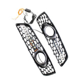 Car Front Fog Light Grilles Cover Mesh Grill Trim for Audi A3 8P 09-13 Automobiles 8P0807682D Replace