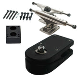 Skateboard Trucks,6.25 Inch Longboard Bridge Skate Board Truck Bracket Road Skateboard Gasket&amp;Base For Most Skateboards