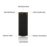 1pc Portable Mini Professional High-definition Noise Reduction Voice Recorder