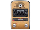 ZOOM AC-2 acoustic creator acoustic guitar effect device accessory, multi effect device, preamplifier,function pedal