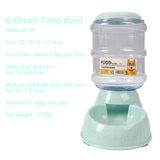 Pet Supplies 3.8L Large Capacity Pet Dog Cat Automatic Feeder Detachable Bowl Water Dispenser Food Feeding Device For Cat Dog