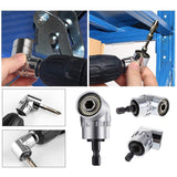 Flexible Drill Extension Hex Shank Drill Nut Driver Bit Set, 3Pcs Universal Socket Adapter Set, Screwdriver Bit Set