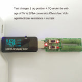 5V 1A/2A/3A USB Resistor DC Electronic Load with Switch Adjustable Battery Capacity Voltage Discharge Resistance Tester