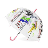 Kids Umbrella Unicorn Transparent Umbrellas Children Laser Umbrella Cute Cartoon Alpaca Girl Umbrellas Sakura Dropshipping