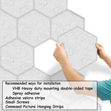 18 Pack Acoustic Panels Sound Proof Padding,Hexagon Sound Dampening Panels for Home,Sound Insulation &amp;Acoustic Treatment