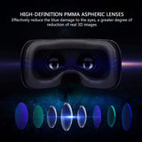 Shinecon Upgraded Z4 VR Large Viewing Immersive Experience Vr box 3D Virtual Reality Glasses with Stereo Headphone with gampad