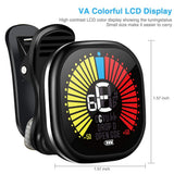 Cherub WST-670 Rechargeable Guitar Tuner Clip on Tuner LCD for Chromatic Tuning Guitar Violin Ukulele Guitar Accessories