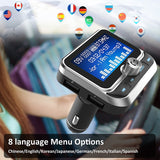 Car FM Transmitter With Remote Control 1.8" LCD Bluetooth MP3 Player Dual USB Car Charger Handsfree FM Modulator 2