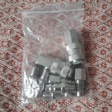 8Pcs European Style 1/4inch NPT Quick Coupling Male and Female Set Quick Connector Kit Quick Coupler Air Hose Pneumatic Fitting