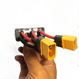 Universal 20V-72V20A Dual Battery Connection Adapter Switcher Module Increase Battery Capacity Ebike Battery Switcher Black